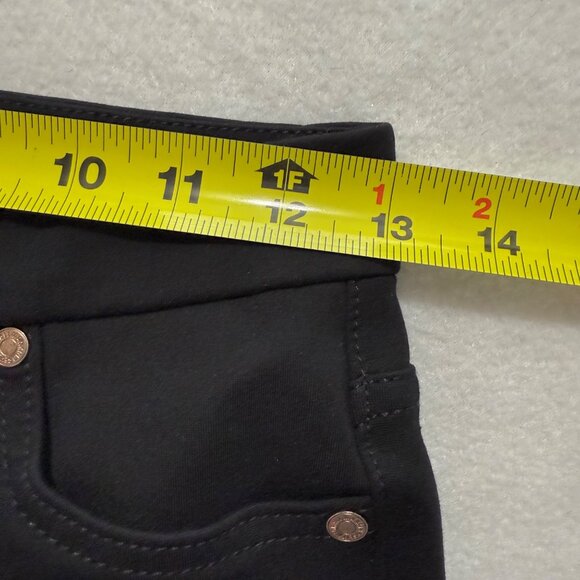 7 For All Mankind Women's Stretch Skinny Low Rise 5-Pockets Black Jegging Sz 25 - Picture 7 of 10